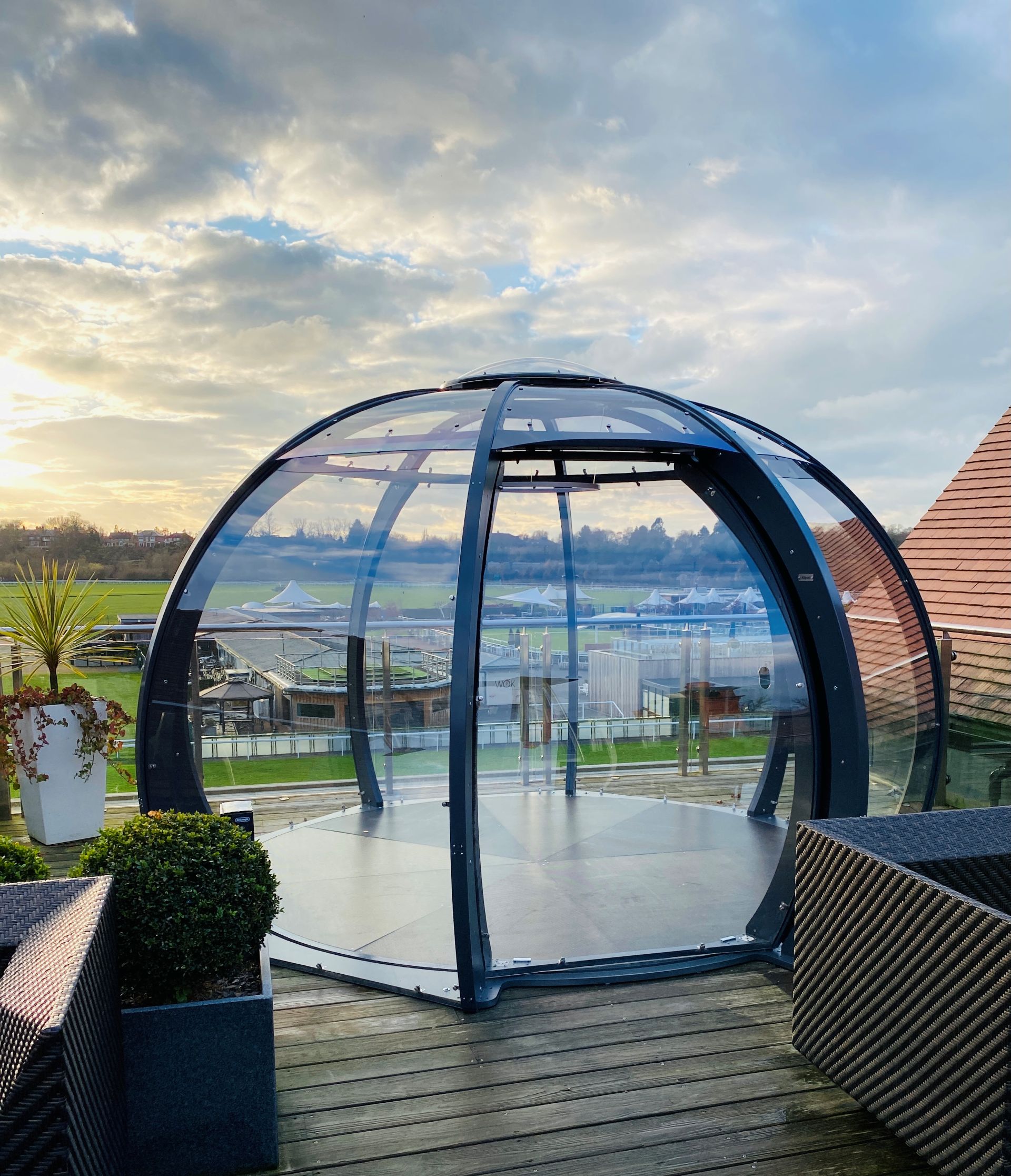 A class 3 metre dining dome 