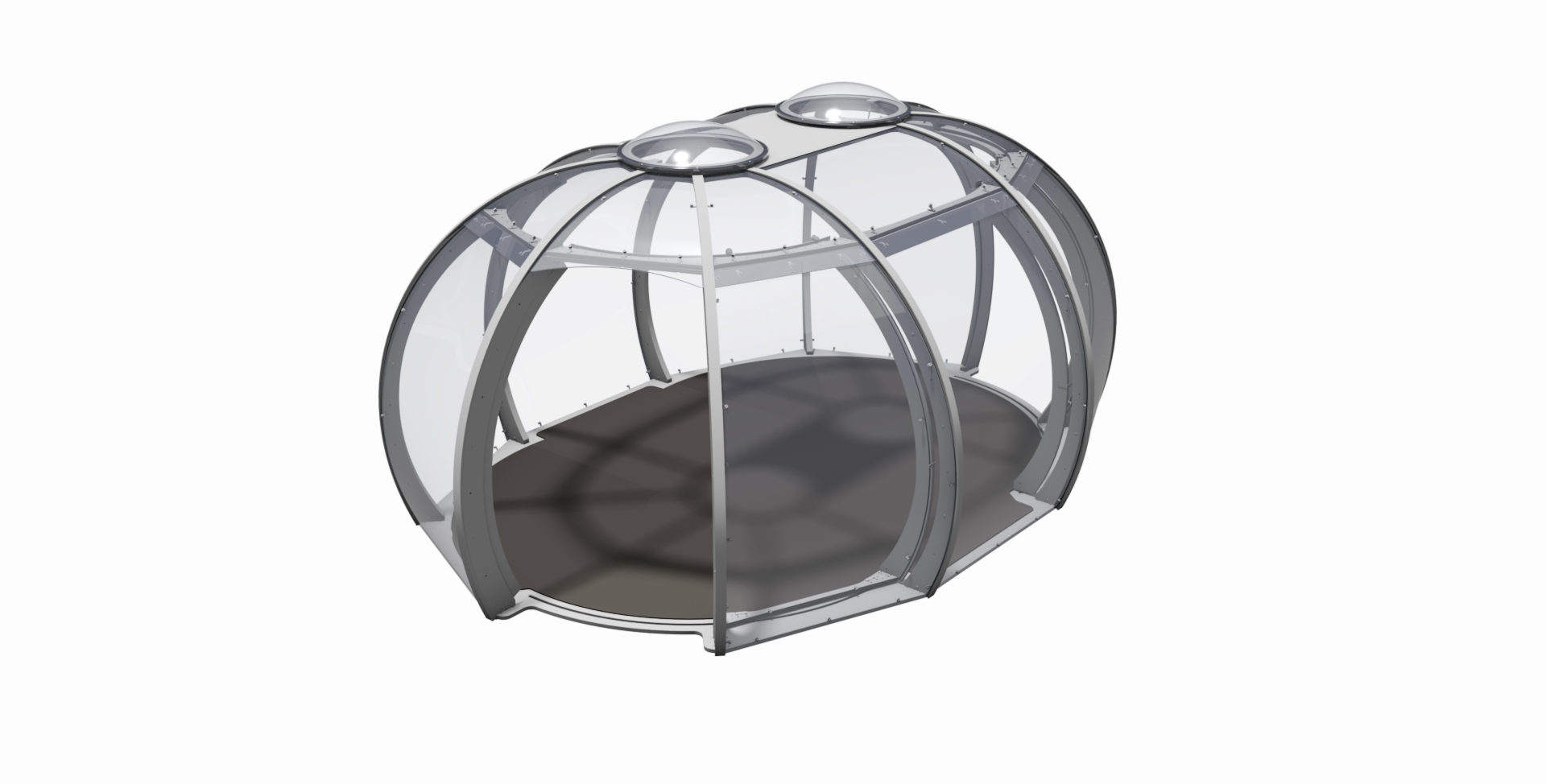 Allpod Stretch 1 with 2 doors, a slightly bigger dining pod